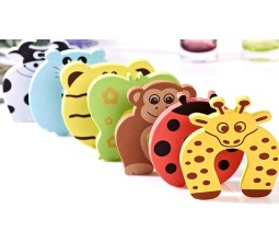 Baby Safety Door Stopper Protector Jammers Kids Foam Infant 6 Pcs