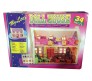 34 pc Doll House Equipped with Furniture and Accessories.