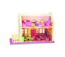 34 pc Doll House Equipped with Furniture and Accessories.