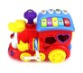 Smart Cartoon Train, Shape and Color Recognition, Battery Operated with Music, Lights, ABC-123, Shapes Blocks.