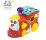 Smart Cartoon Train, Shape and Color Recognition, Battery Operated with Music, Lights, ABC-123, Shapes Blocks.