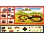 Thomas Cartoon Train Track with Crossword + Farm Animals + Carriage Builder + Tree. Set of 26 Pcs