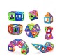 DIY 58 Pieces 3D Magical Magnetic Construction Stacking Building Block Set Learning & Creativity Puzzle Game Educational Toy Set Gel Mag Gelmag