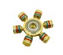 Hexagon Rainbow Fidget Spinner, Gold