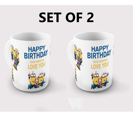 Happy Birthday From Minions Coffee Mug Gift