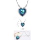 Swarovski Elements Titanic Heart of the Ocean Necklace for 