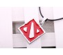 Dota Game Symbol for Gamers Pendant Necklace Fashion Jewellery Accessory for Men and Women