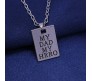 My Dad My Hero Pendant Necklace for Fathers Day Birthday Gift