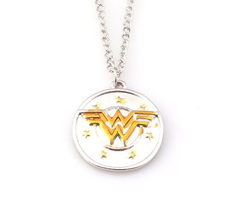 Wonder Woman Logo Pendant Necklace for Women