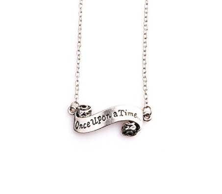 Once Upon A Time Fairy Tale Charm Pendant Necklace