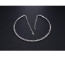 One / Two / Three Layer Rhinestone Collar Chain Choker Necklace for Woman or Girls