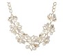 Pearl Gold Plated Leaves Statement Necklace for Women Collares Ethnic Jewelry