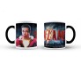 Shazam Dc Comic Superhero Drinking Coke and Logo White Ceramic Coffee/Tea Mug with Black Handle Quantity 1