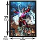 Shazam Animated Comic Lightning Flying with Joy Poster Officially Licensed by Warner Bros 