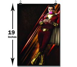 Shazam DC Comic Superhero Movie Poster Officially Licensed by Warner Bros