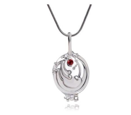 Vampire Dairies Most Powerful Silver Plated Pendant Necklace For Girls/Women