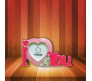 I Love You Heart Pink Glossy Photo Frame