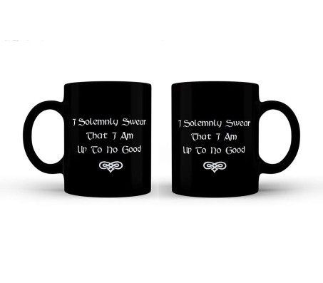 Harry Potter I'm Solemnly Swear That I'm Up No Good Ceramic Coffee Mug Licensed by Warner Bros Quantity 1