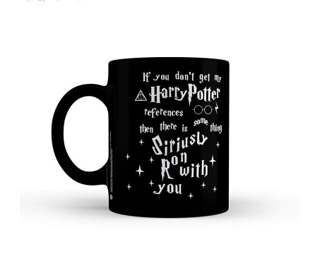 Harry Potter - If You Dont Get My Harry Potter References Ceramic Tea/Coffee Mug Qty 1 Officially Licensed by Warner Bros
