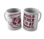 Harry Potter – I Would Rather Be at Hogwarts Written in Red Ceramic Tea/Coffee Mug Qty 1 Officially Licensed by Warner Bros