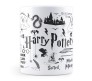 Harry Potter Typography Coffee Mug,Red Licensed by WB