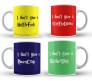 Combination of Four Houses of Harry Potter Gryffindor Ravenclaw Hufflepuff Slytherin Ceramic Different Colors Tea/Coffee Mug Set of 4 Officially Licensed by  Warner Bros