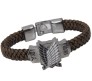 Attack on Titan Silver and Brown Shingeki No Kyojin Cosplay Bracelet