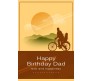Lucky To Have  A Father Like You Birthday Greeting Card