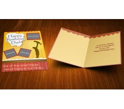 You Are The Best & Perfect - Happy Birthday Father Greeting Card