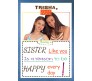 Having A Sister Like You Personalized Happy Birthday Card