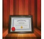 Certificate for Worlds Best Dad with Frame