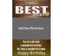 The Best Brother Personalized Birthday Greeting Card