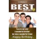 The Best Brother Personalized Birthday Greeting Card
