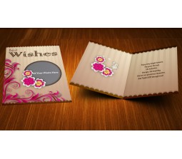 Personalized Best Wishes Elegant Greeting Card