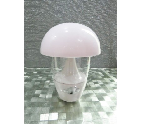 Mushroom Lamp With Brightness Adjuster & Projection On Lamp Top With Natural Sound