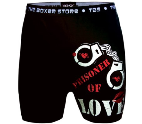 Prisoner Of Love Funny Slogan Boxer