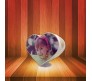 Rotating Heart Shape Photo Frame [4 Photos] [White]