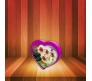 Musical  Photo Frame Heart Shape Rotates With Clap Sound