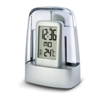 H2O Water Powered Digital Clock [Works on Water - No Battery]