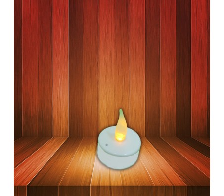 Small LED Candle [Starts & Stops on Blowing]