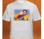 Personalized Superhero Flying Caricature on T Shirts