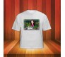 Personalized Caricature in Forest with White Tiger on T Shirts