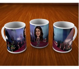 Customized Caricature in Fashion Show on Mugs