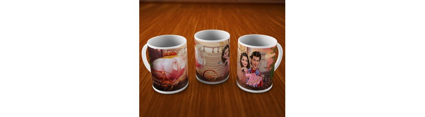 Caricature Mugs For Couples