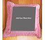 Personalized Pink Pillow Square With Buttons [12 x 12 inches]