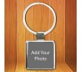 Personalized Metal Key Chain Square Shape