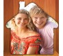 Personalized Refrigerator Magnet Home Shape