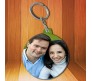 Two Side Personalized Key Chain Round Shape