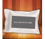 Personalized White Pillow Rectangle [13 x 18 inches]