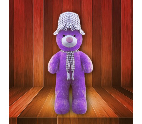 Cute Purple Color Teddy Bear (Size 2 Feet 5 Inches)